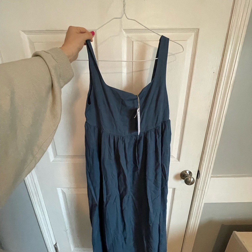 NWT Neuflora Bellerose Dress Blue Medium